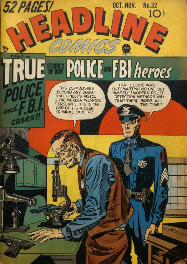 Comic Book Cover For Headline Comics 32