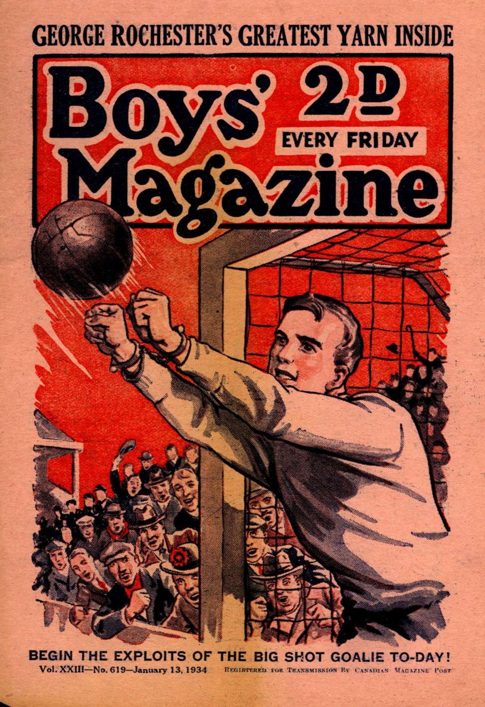Book Cover For Boys' Magazine 619