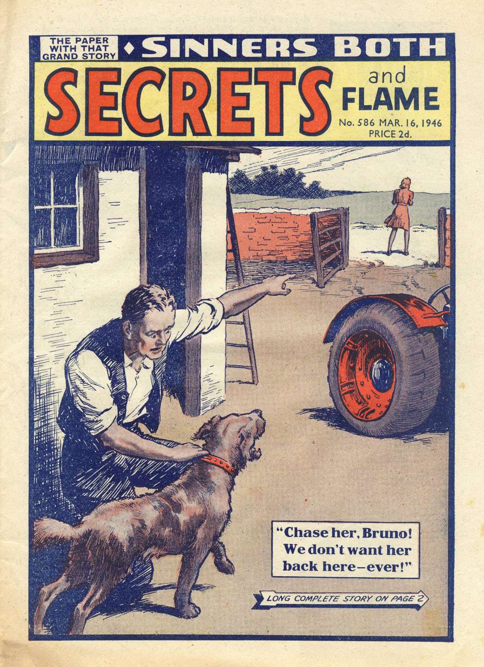 Comic Book Cover For Secrets and Flame 586