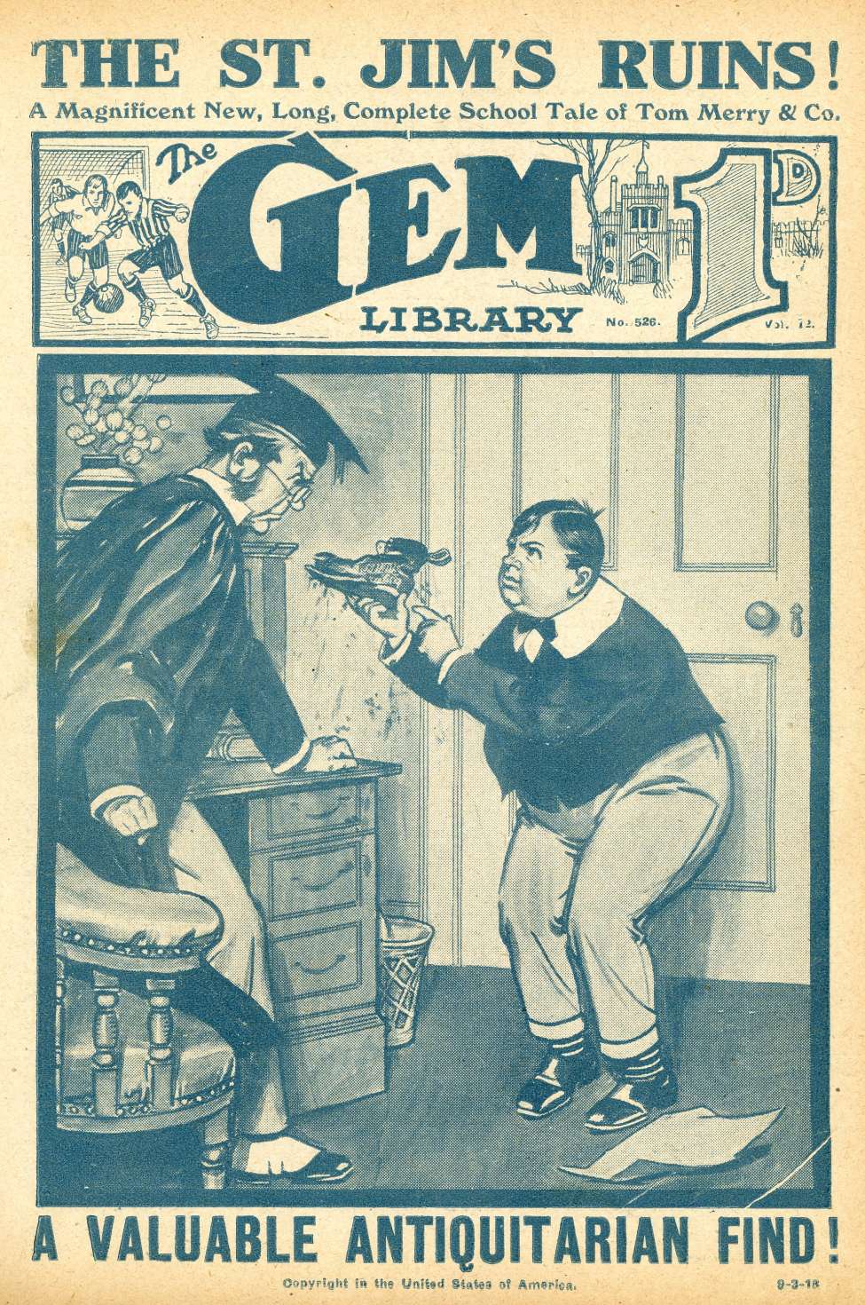 Comic Book Cover For The Gem v2 526 - The St. Jim’s Ruins