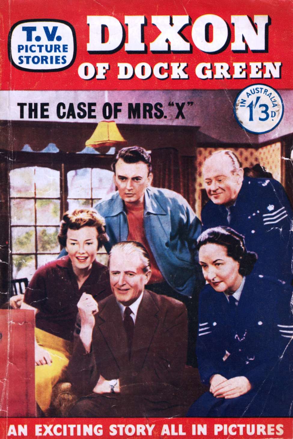 Book Cover For T.V. Picture Stories 36 - Dixon Of Dock Green - The Case Of Mrs. "X"