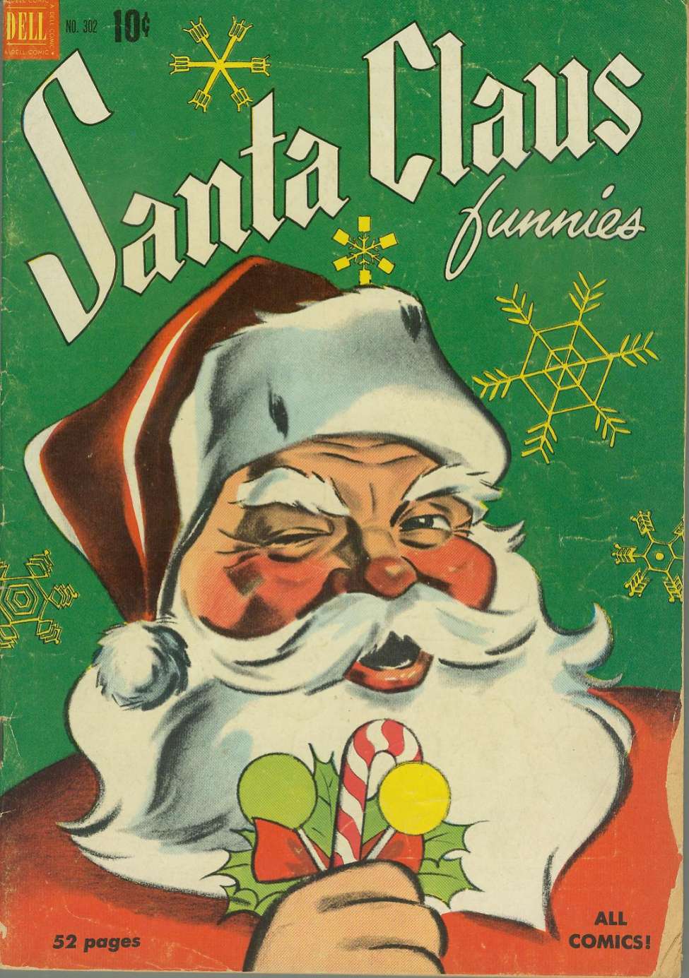 Comic Book Cover For 0302 - Santa Claus Funnies - Version 1