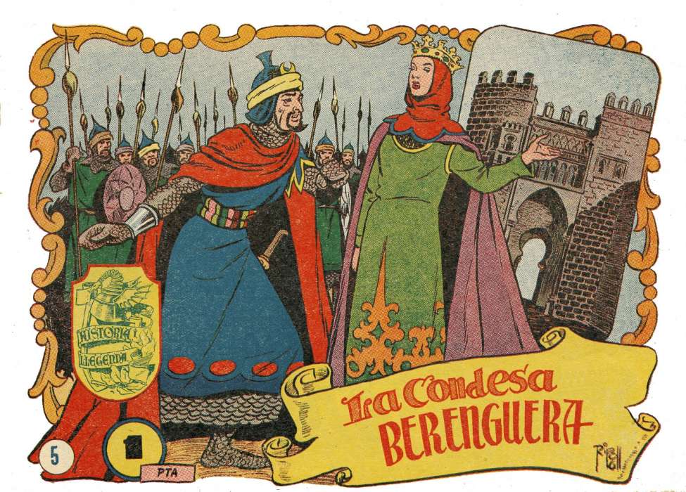 Comic Book Cover For Historia y leyenda 5 La Condesa Berenguera