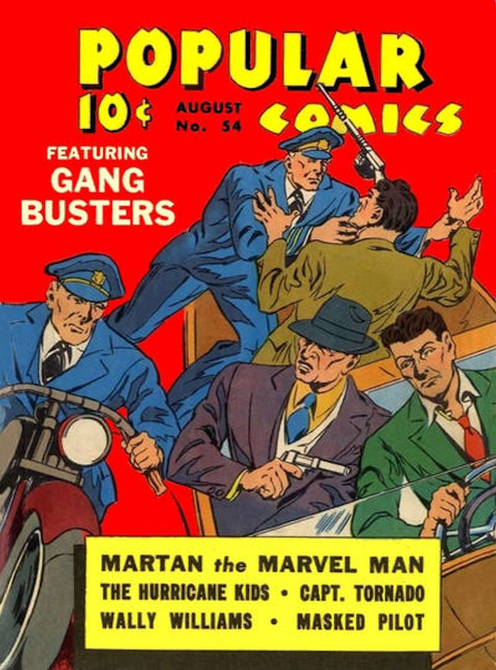 Comic Book Cover For Popular Comics 54 (alt) - Version 2