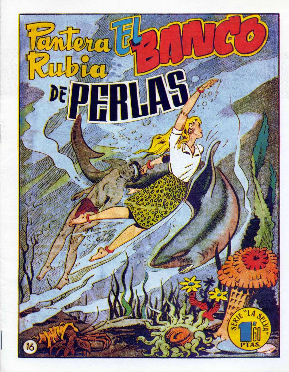 Comic Book Cover For Pantera Rubia 11 - El Banco De Perlas