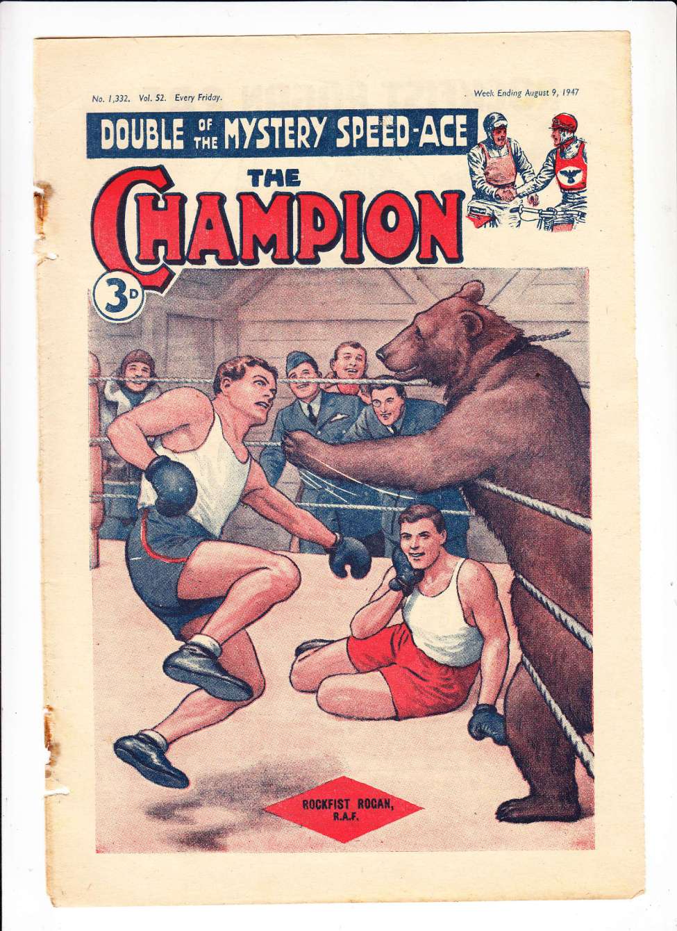 Comic Book Cover For The Champion 1332