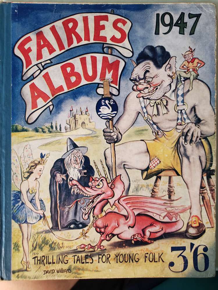 Comic Book Cover For Fairies Album 1947