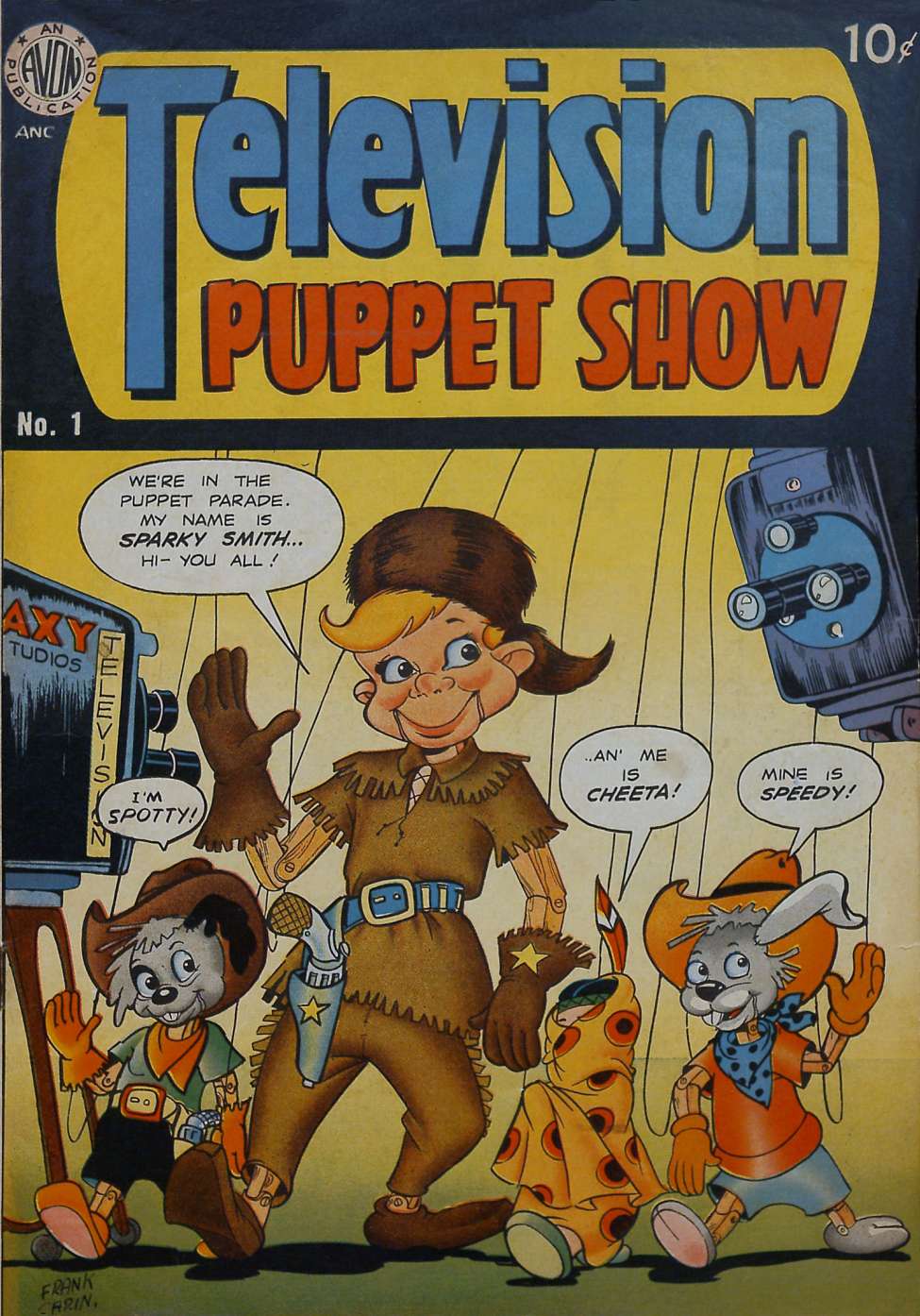 Comic Book Cover For Television Puppet Show 1