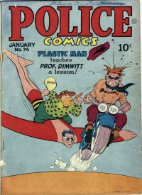 Large Thumbnail For Police Comics 74