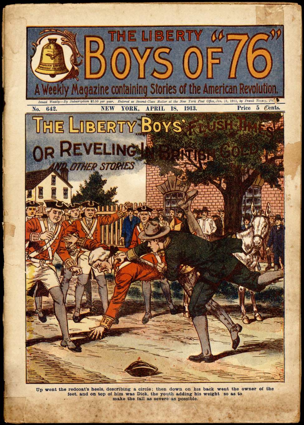 Book Cover For The Liberty Boys of 76 642 - The Liberty Boys' Flush Times