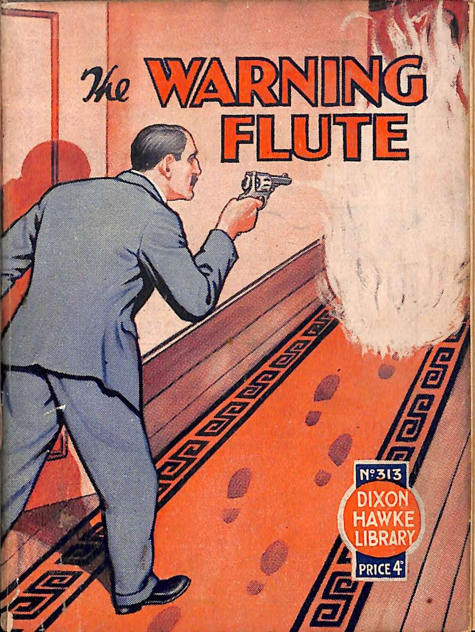 Comic Book Cover For Dixon Hawke Library 313 - The Warning Flute