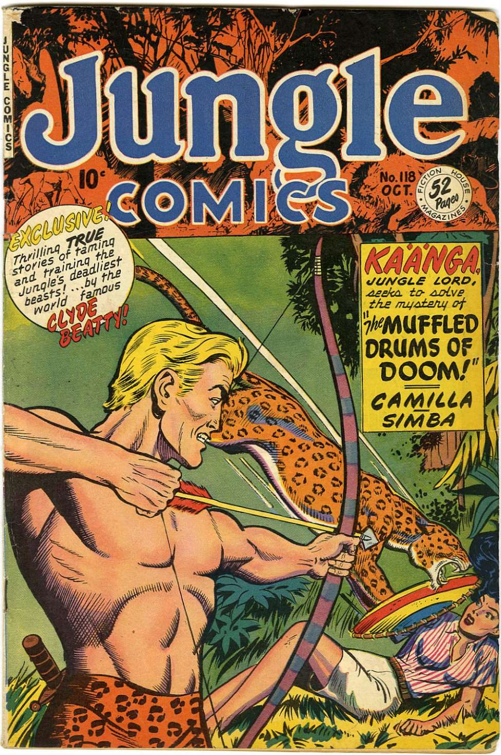 Comic Book Cover For Jungle Comics 118