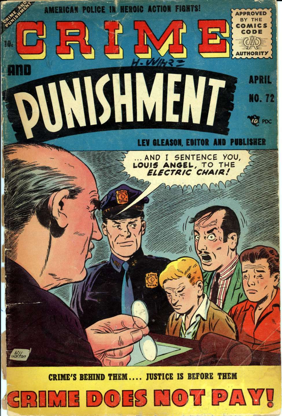 Comic Book Cover For Crime and Punishment 72