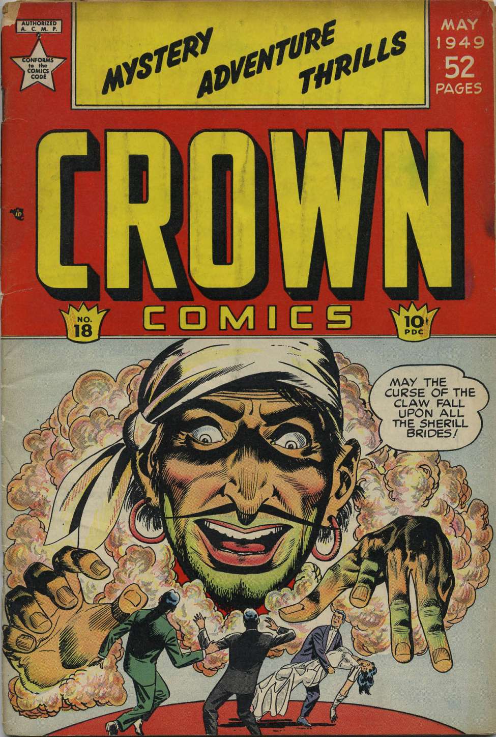 Comic Book Cover For Crown Comics 18