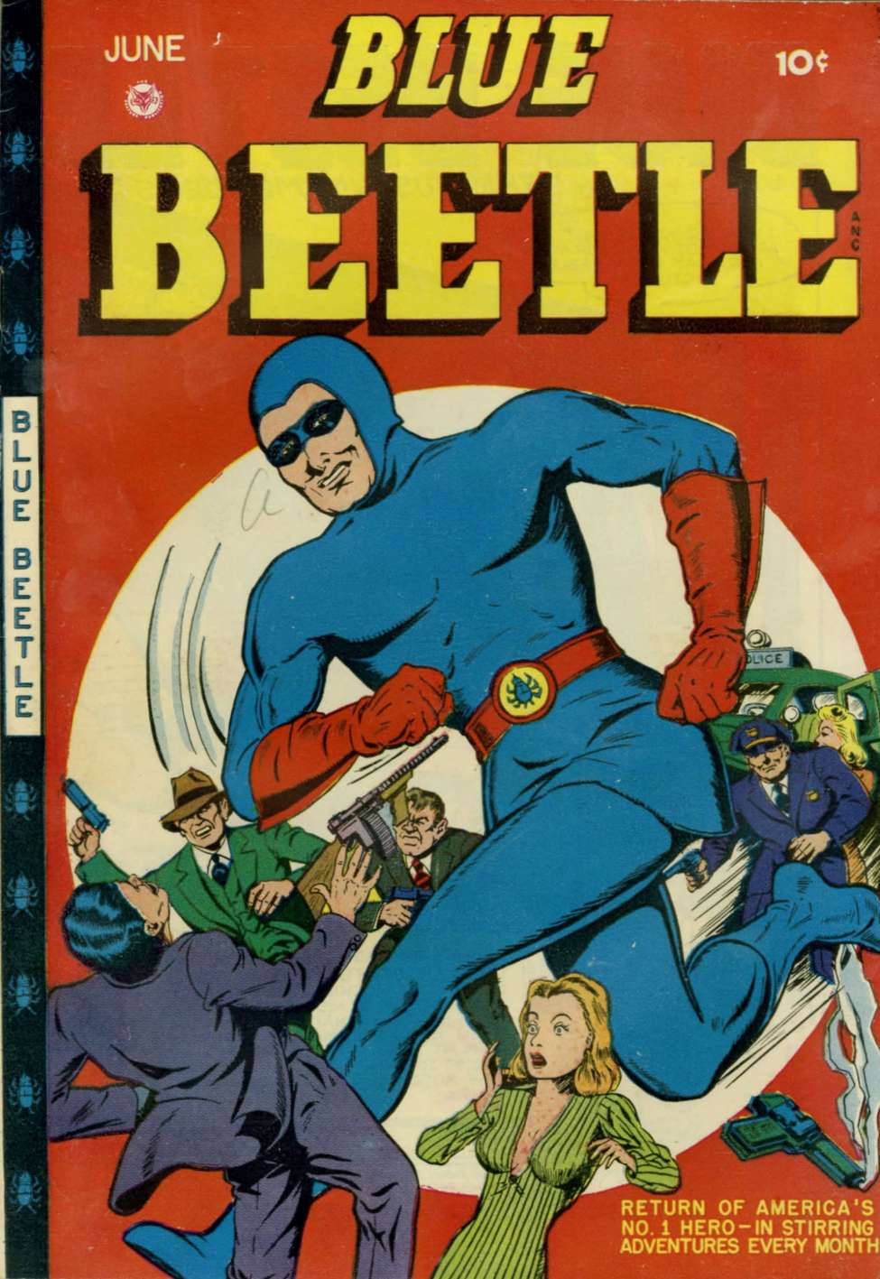 Book Cover For Blue Beetle 45