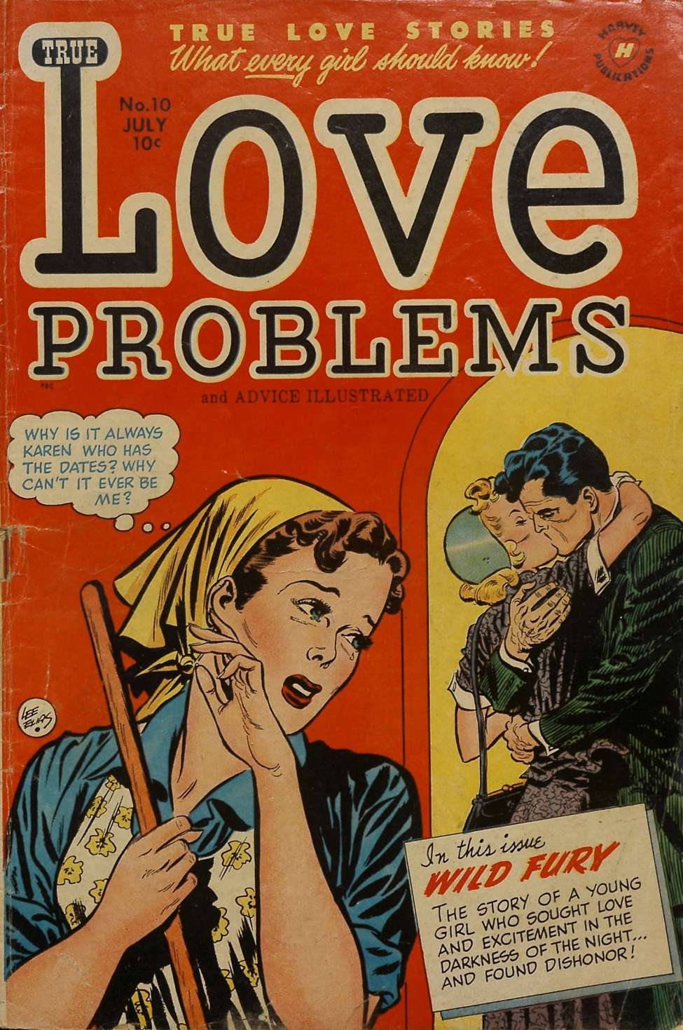 Comic Book Cover For True Love Problems and Advice Illustrated 10
