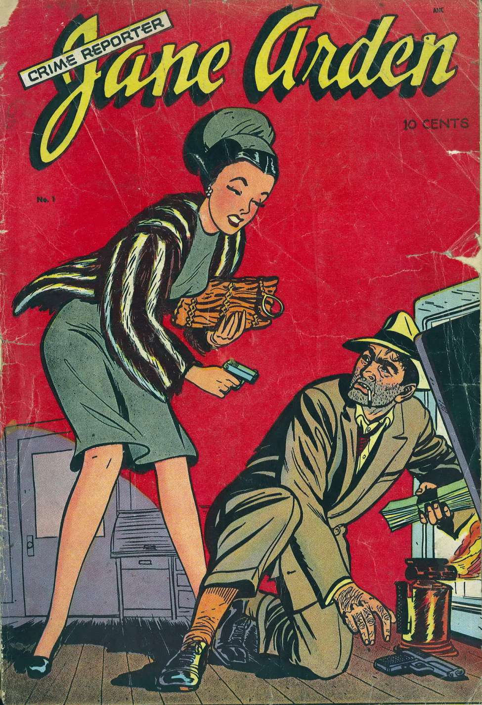 Comic Book Cover For Jane Arden 1
