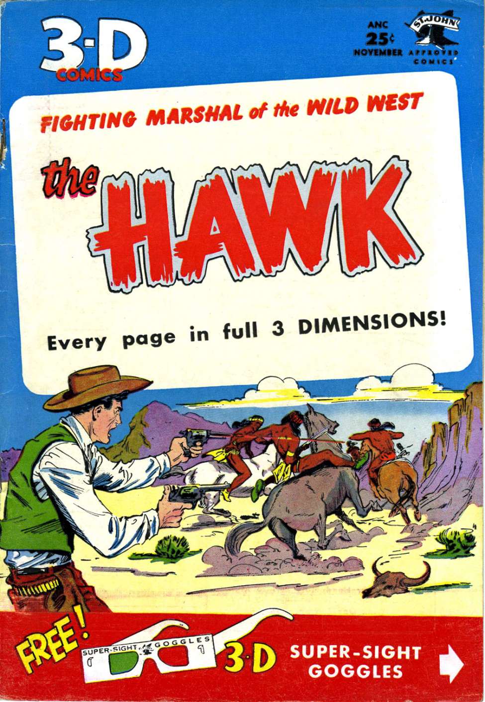 Book Cover For The Hawk 3D 1 (b&w) - Version 2