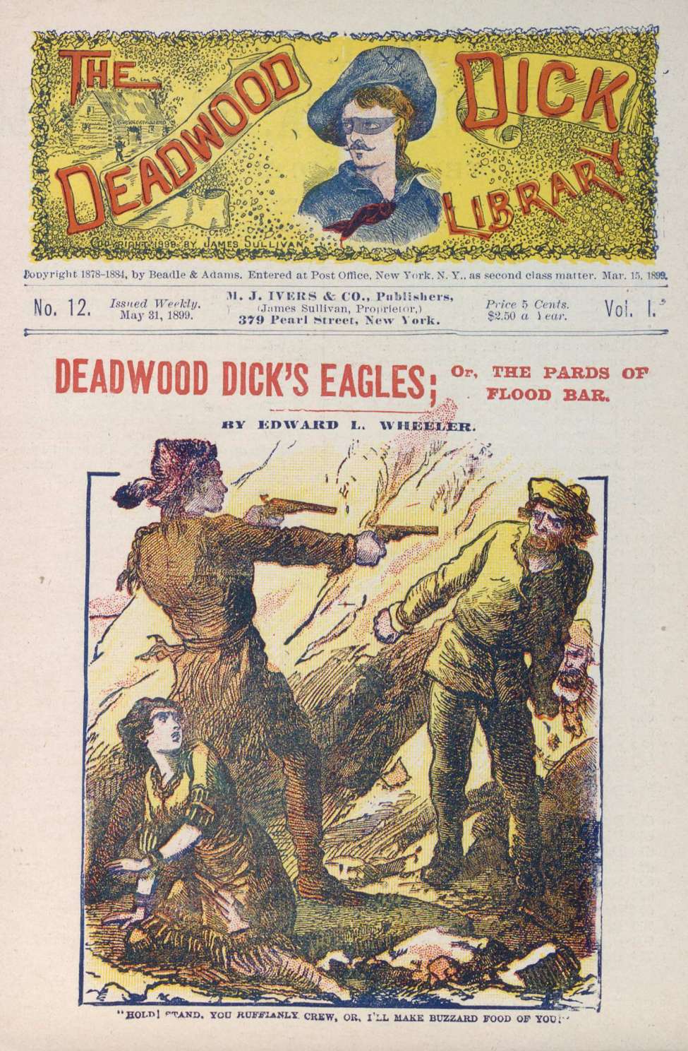 Book Cover For Deadwood Dick Library v1 12 - Deadwood Dick's Eagles