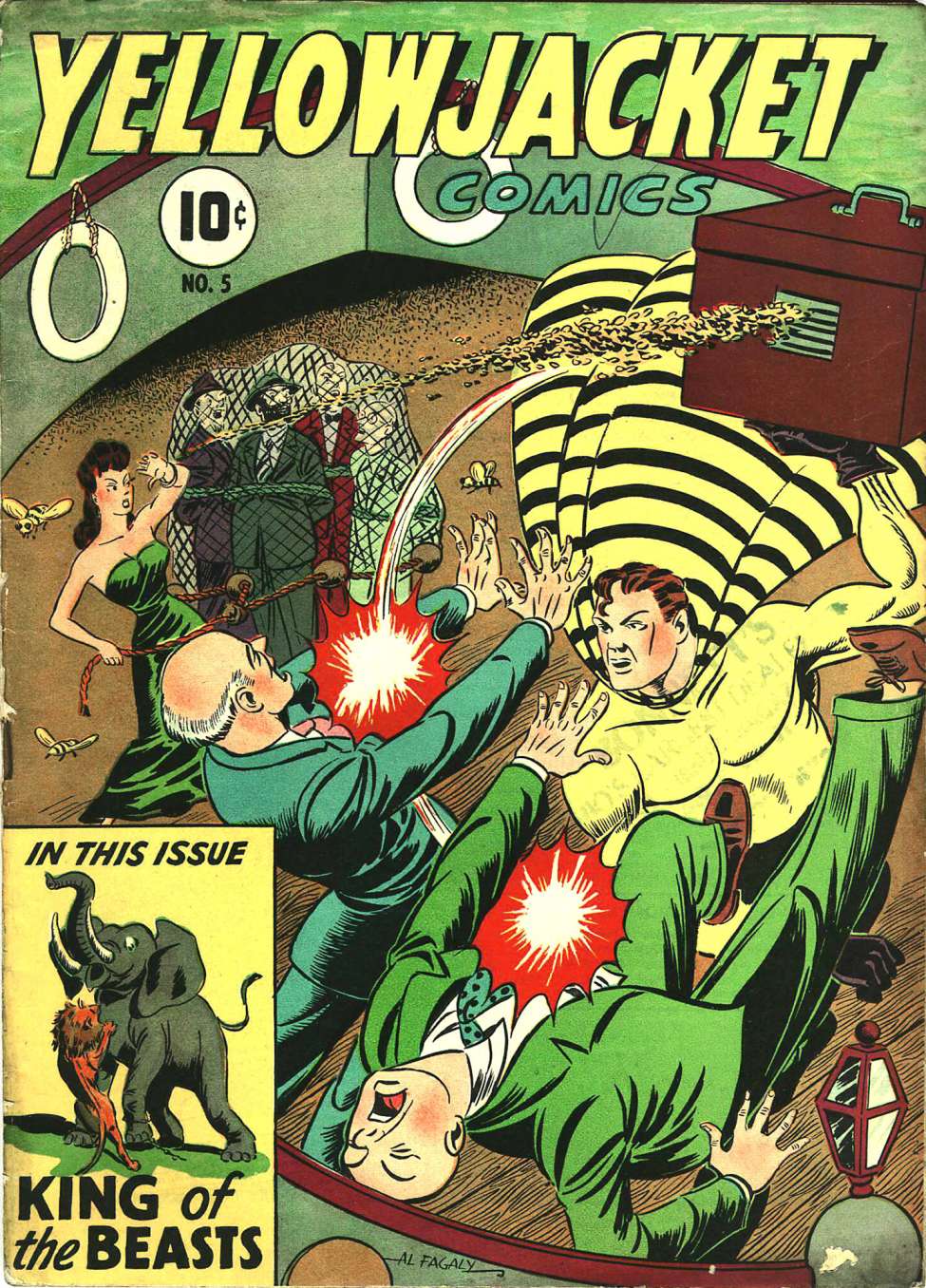 Comic Book Cover For Yellowjacket Comics 5 - Version 2