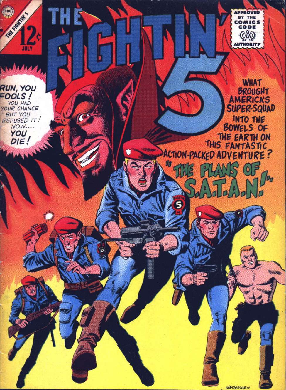 Comic Book Cover For Fightin' Five 38