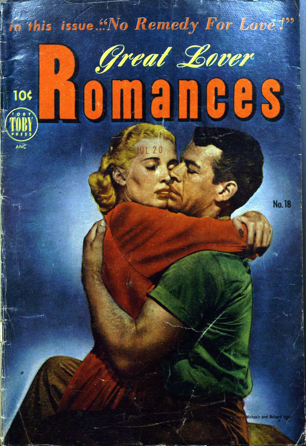 Book Cover For Great Lover Romances 18