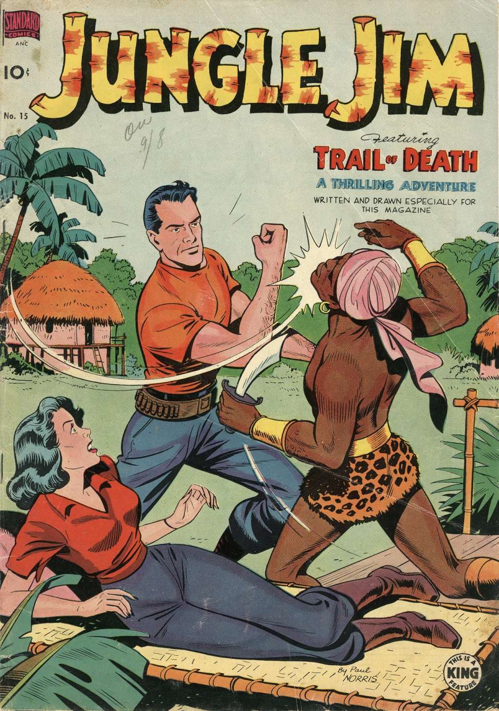 Comic Book Cover For Jungle Jim 15