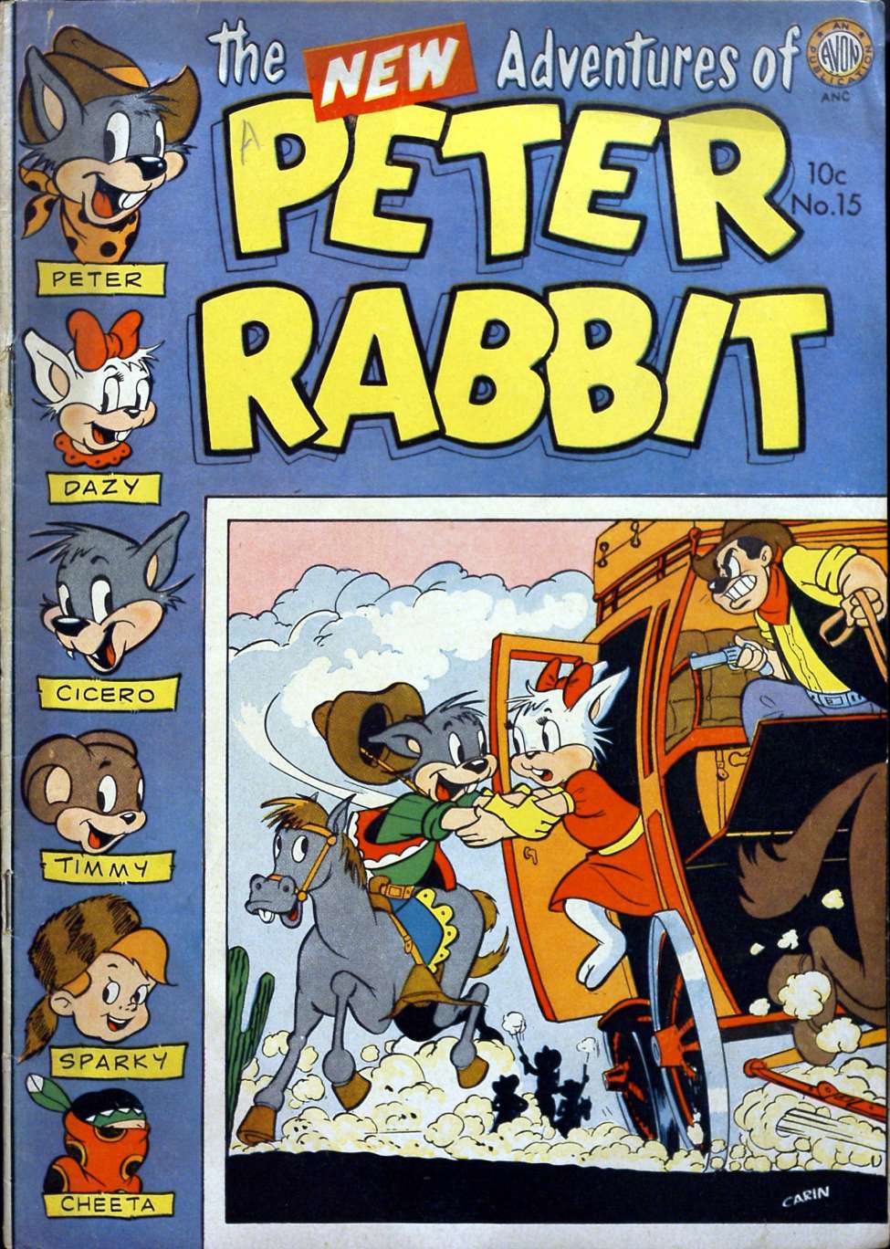 Comic Book Cover For Peter Rabbit 15
