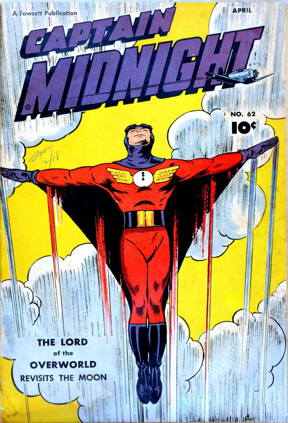 Comic Book Cover For Captain Midnight 62