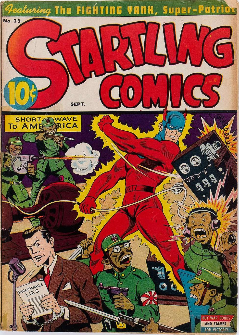 Comic Book Cover For Startling Comics 23