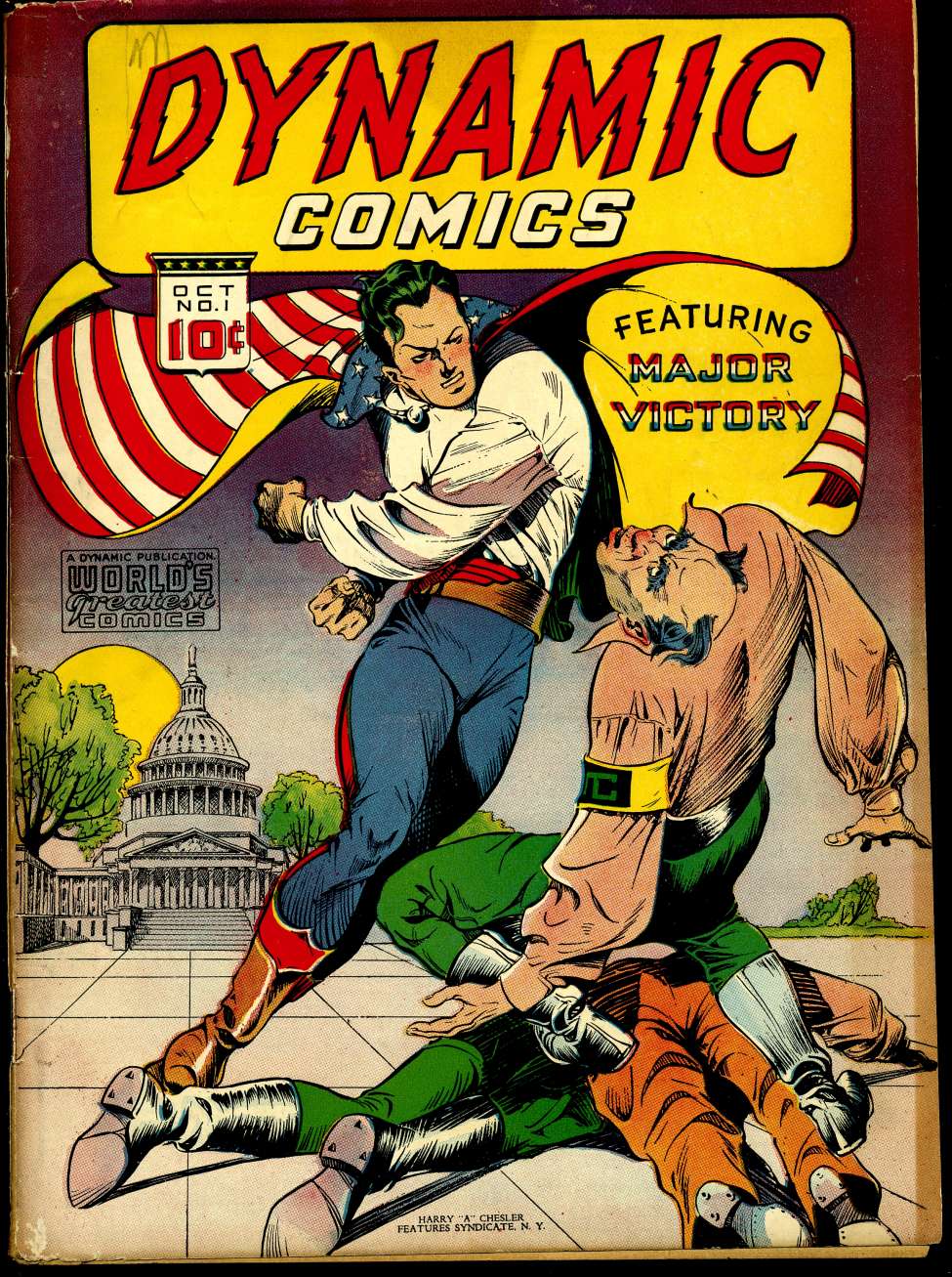 Comic Book Cover For Dynamic Comics 1