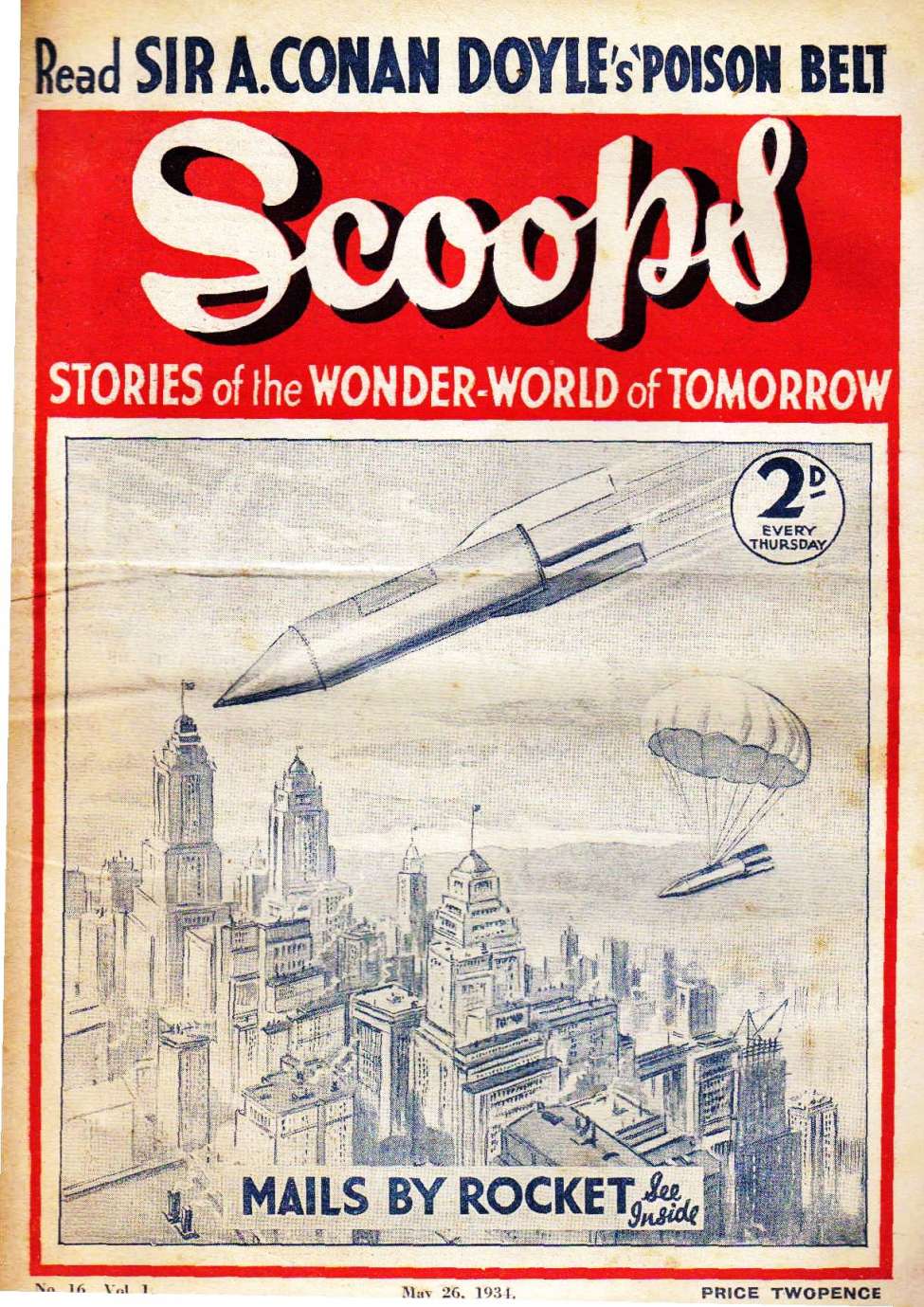 Comic Book Cover For Scoops 16 - The Accelerator Ray