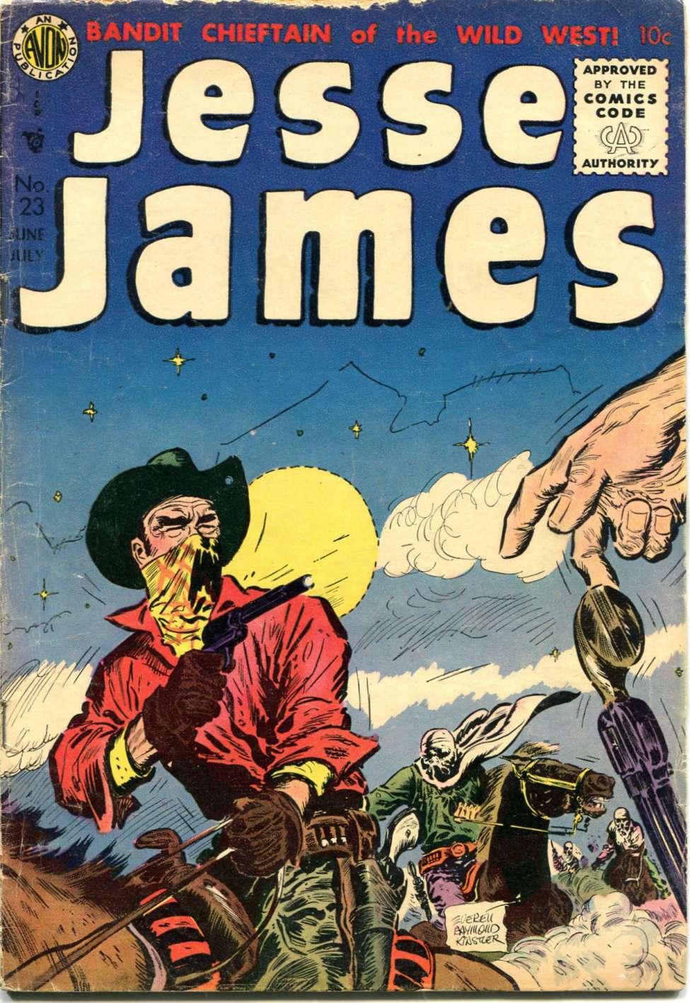 Comic Book Cover For Jesse James 23 - Version 1