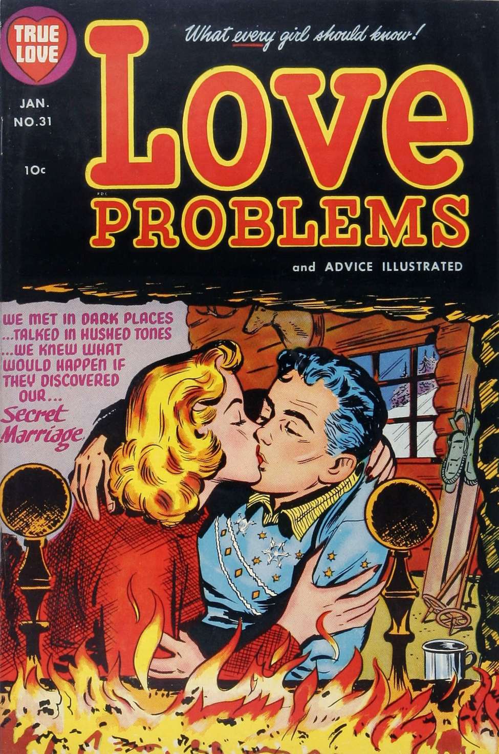 Comic Book Cover For True Love Problems and Advice Illustrated 31