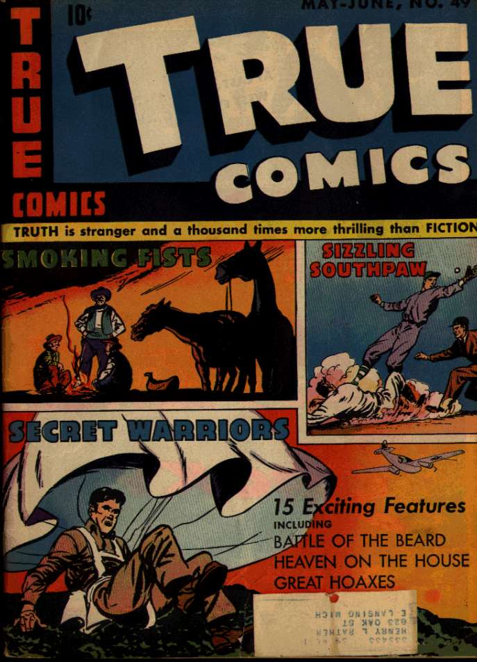 Book Cover For True Comics 49