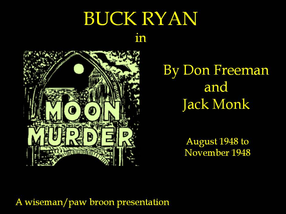 Comic Book Cover For Buck Ryan 35 - Moon Murder