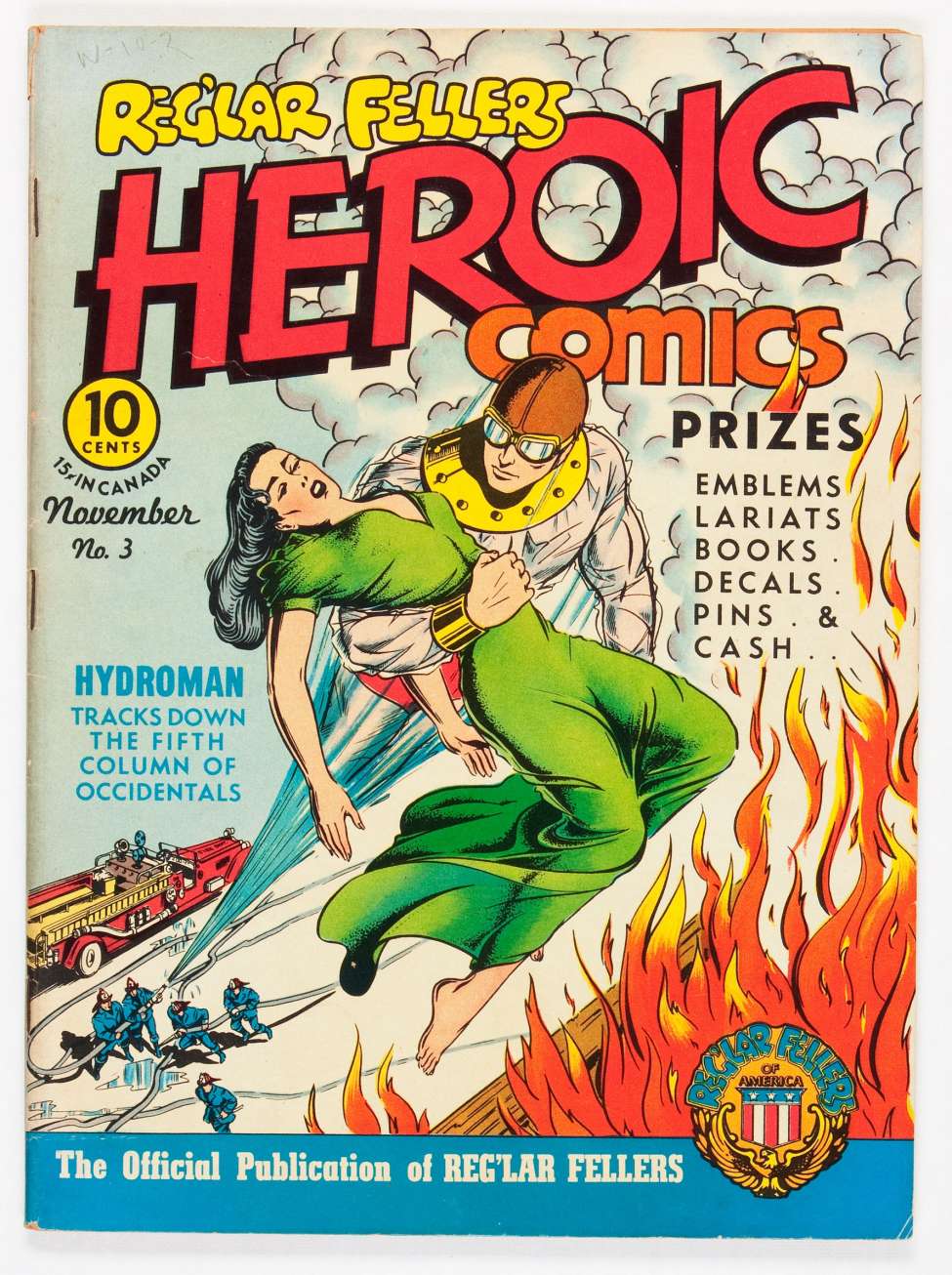 Comic Book Cover For Reg'lar Fellers Heroic Comics 3