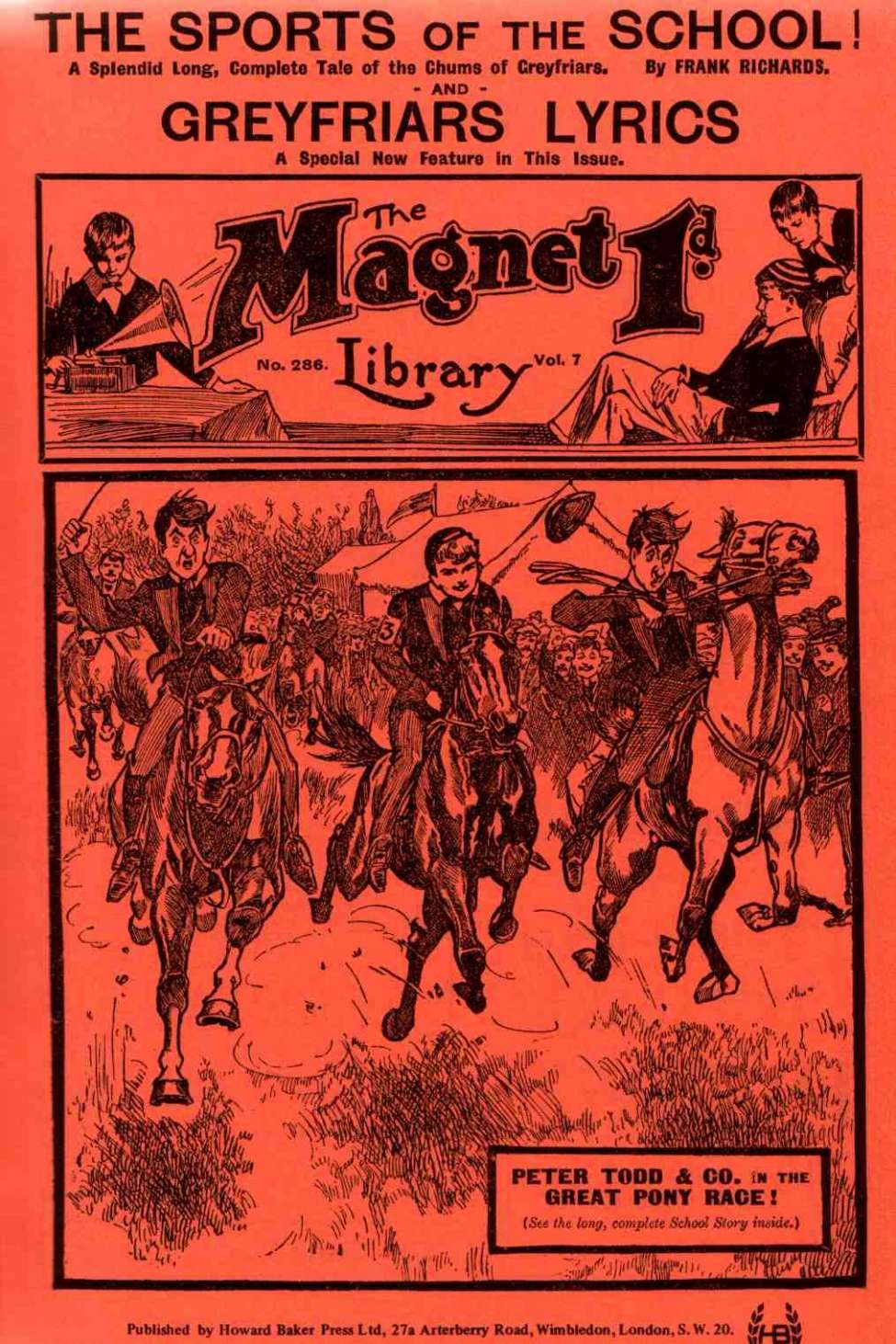 Book Cover For The Magnet 286 - The Sports of the School!