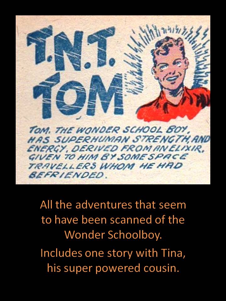 Comic Book Cover For T.N.T. Tom