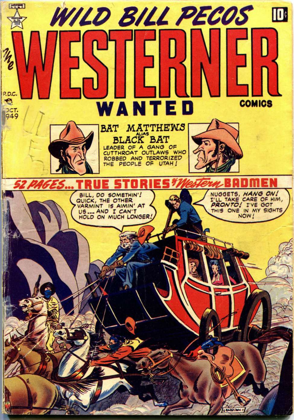 Comic Book Cover For The Westerner 23