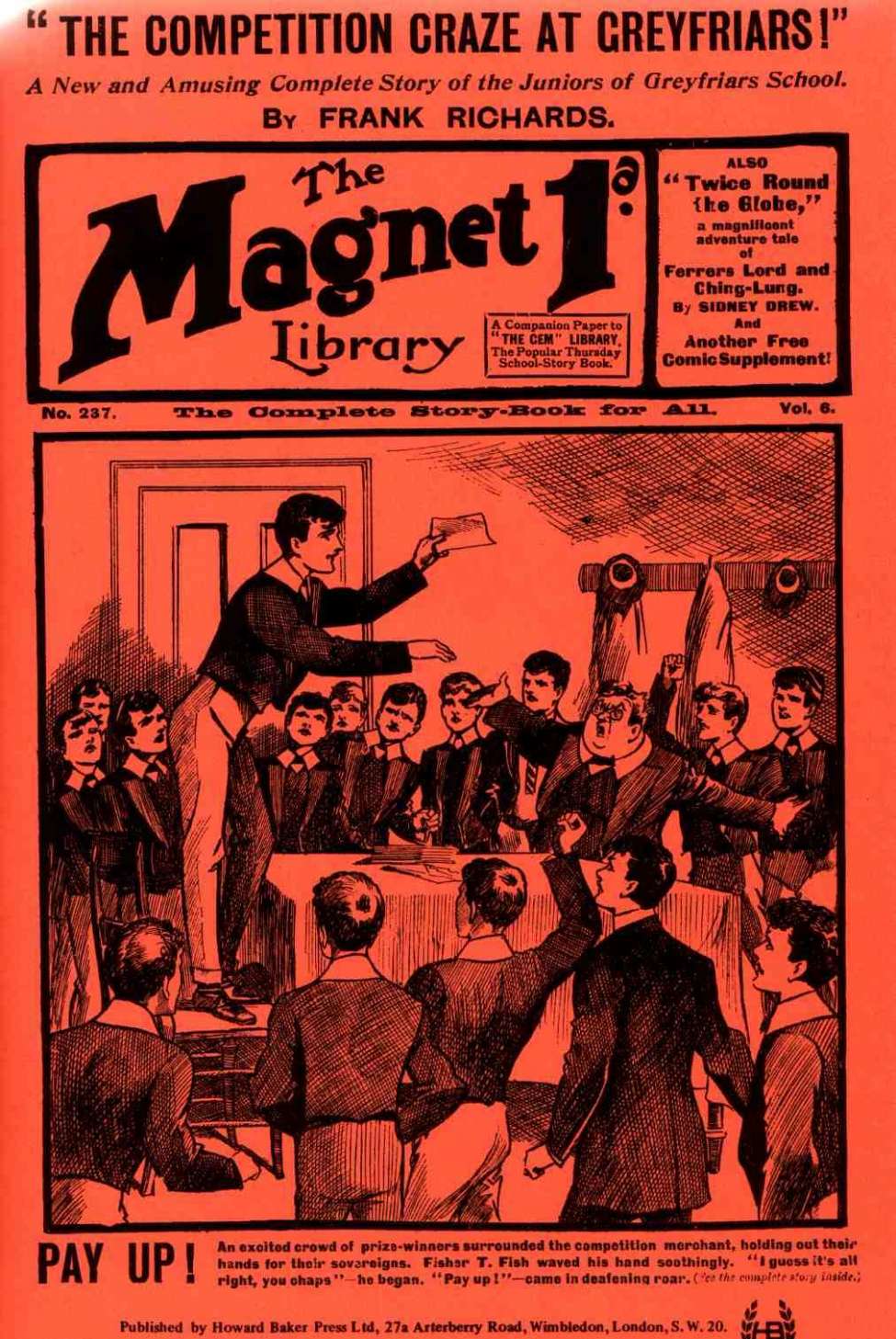 Book Cover For The Magnet 237 - The Competition Craze at Greyfriars