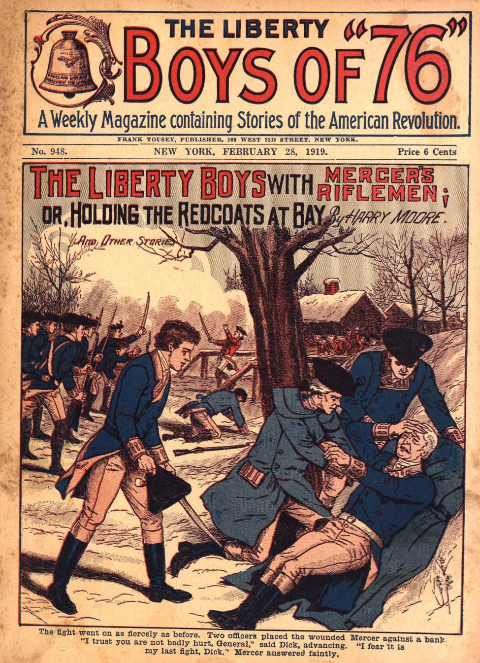 Book Cover For The Liberty Boys of 76 948 - The Liberty Boys with Mercer's Riflemen