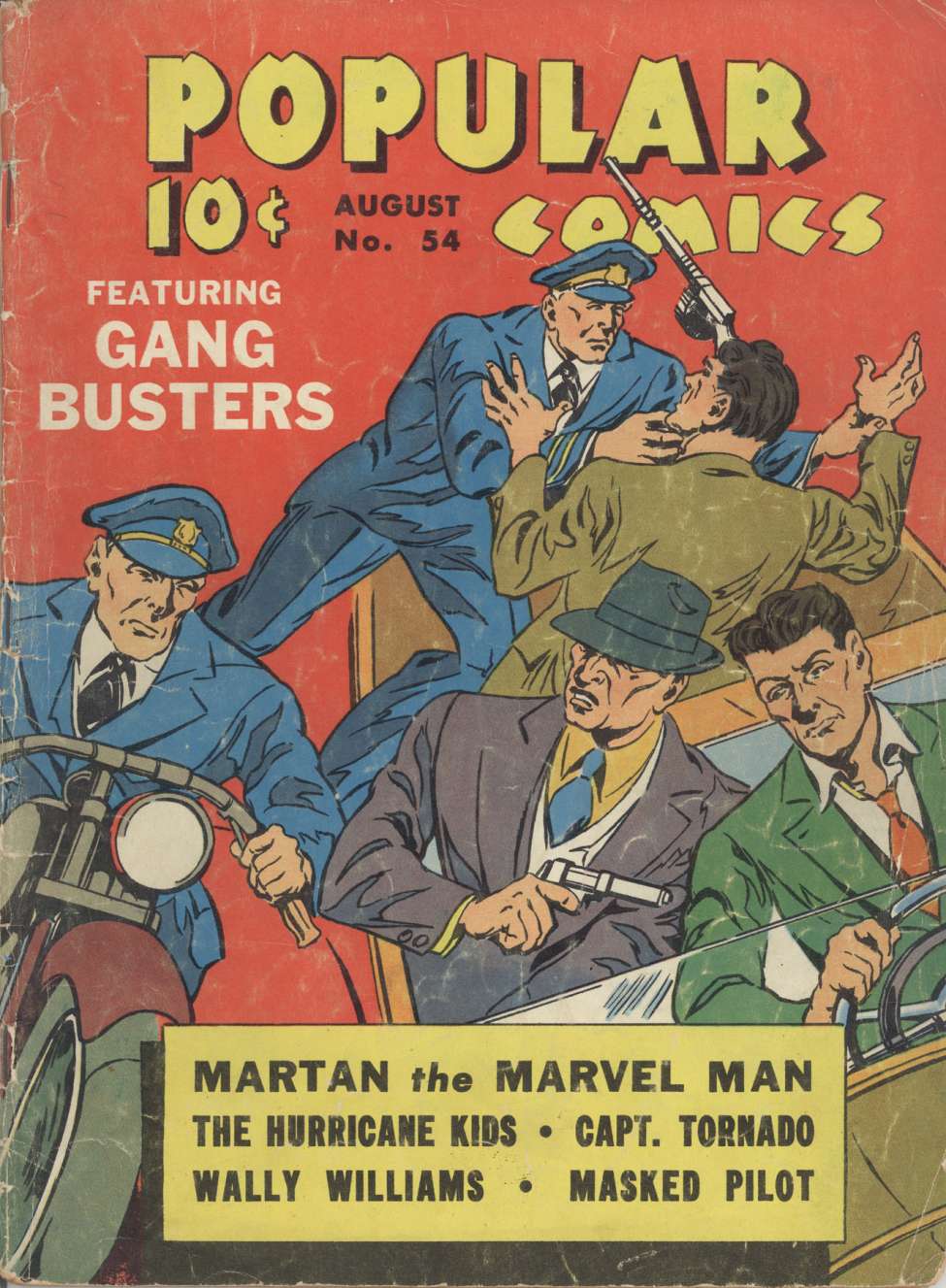 Comic Book Cover For Popular Comics 54 - Version 1