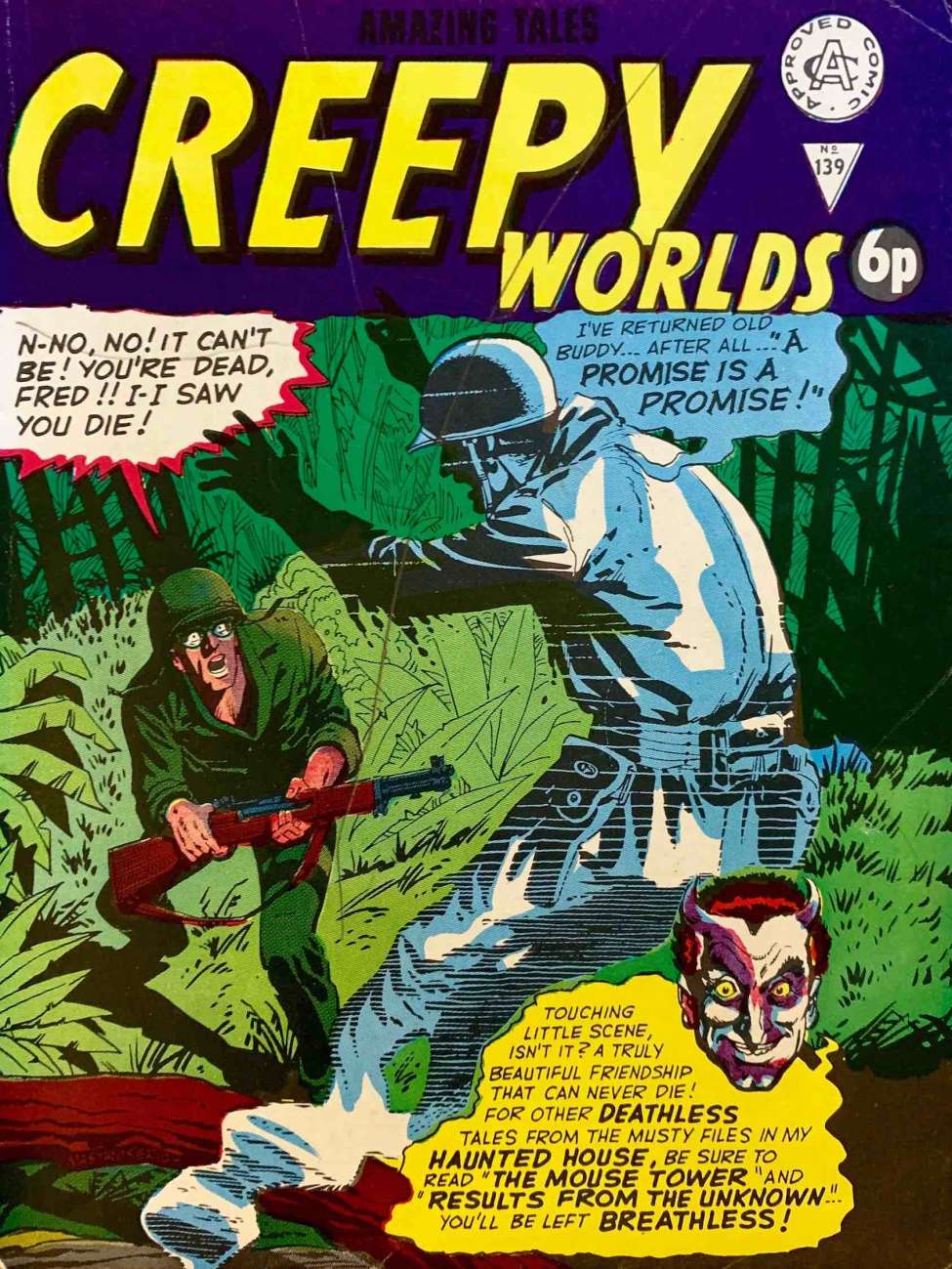 Book Cover For Creepy Worlds 139