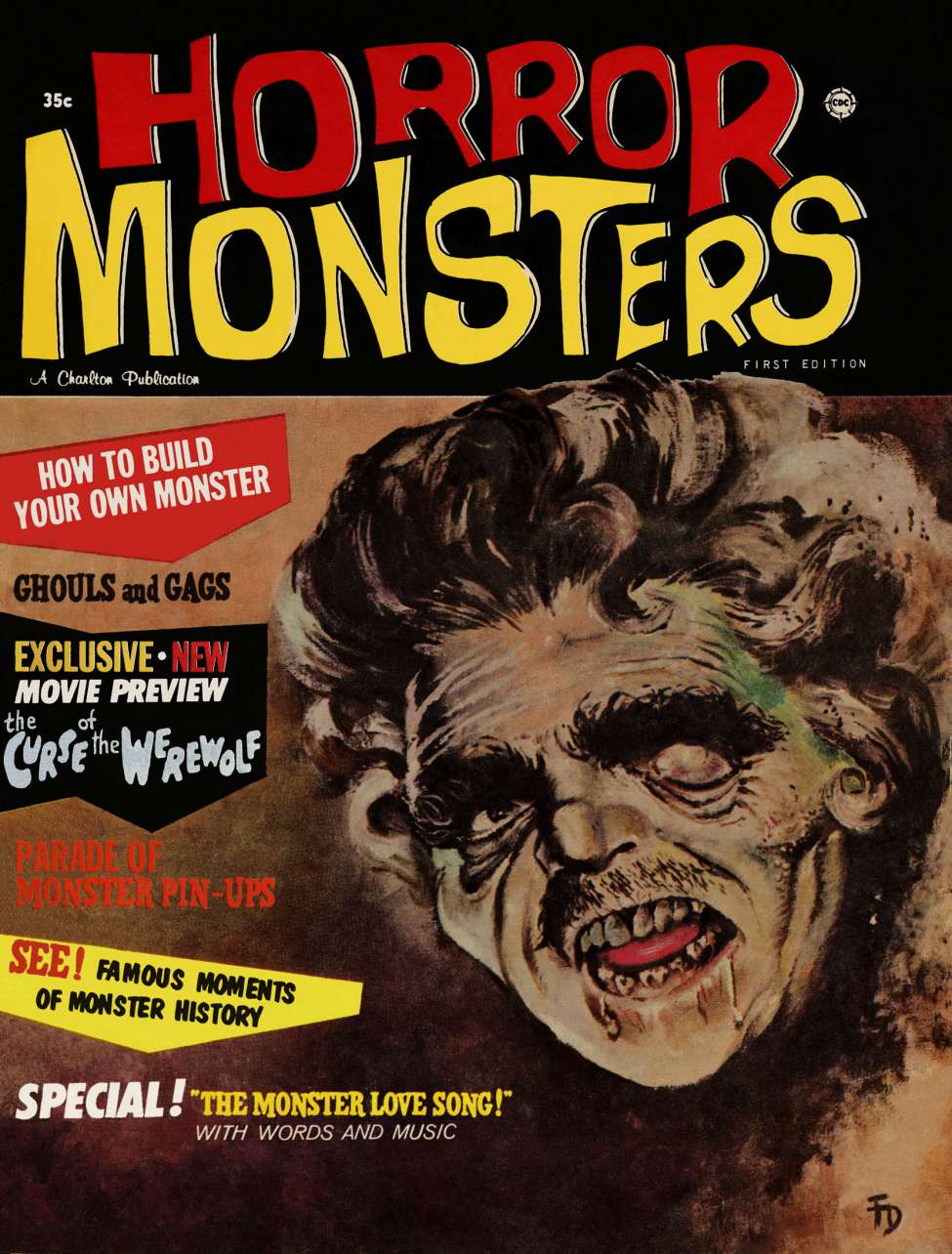 Book Cover For Horror Monsters v1 1