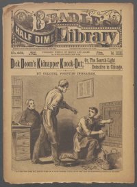 Large Thumbnail For Beadle's Half Dime Library 853 - Dick Doom's Kidnapper Knock-Out