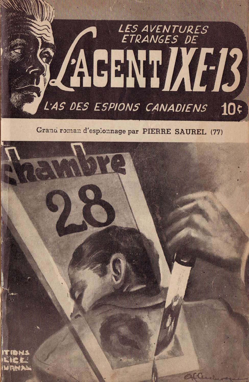 Book Cover For L'Agent IXE-13 v2 77 - La chambre no 28