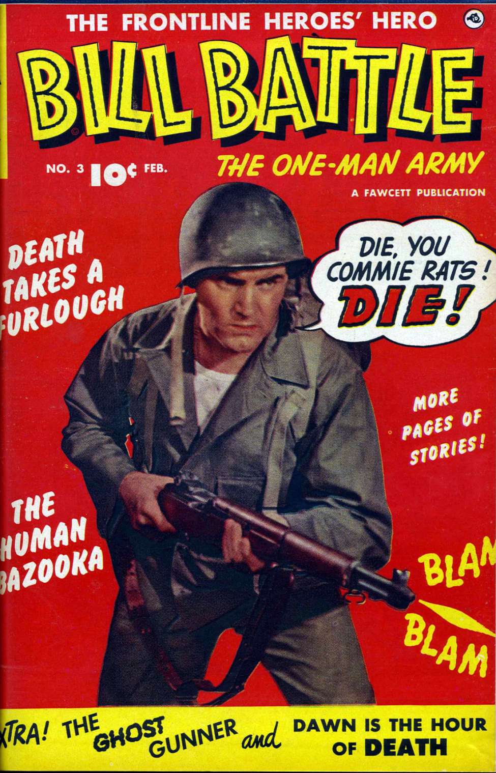 Comic Book Cover For Bill Battle, the One Man Army 3 - Version 1