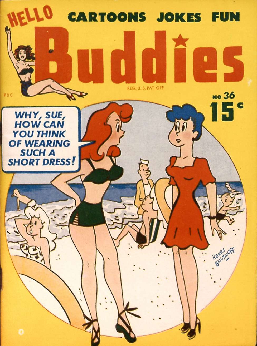 Comic Book Cover For Hello Buddies 36