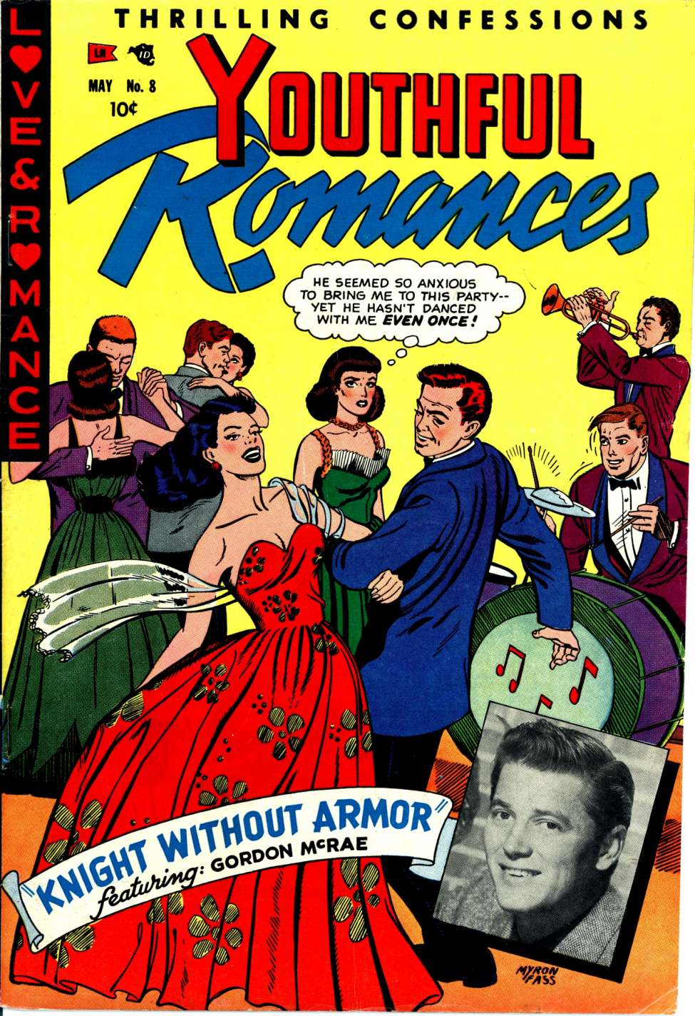 Comic Book Cover For Youthful Romances 8